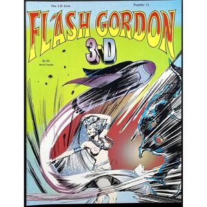 Flash Gordon 3-D #13 1988 3-D Zone Alex Raymond Artwork Underground No Glasses